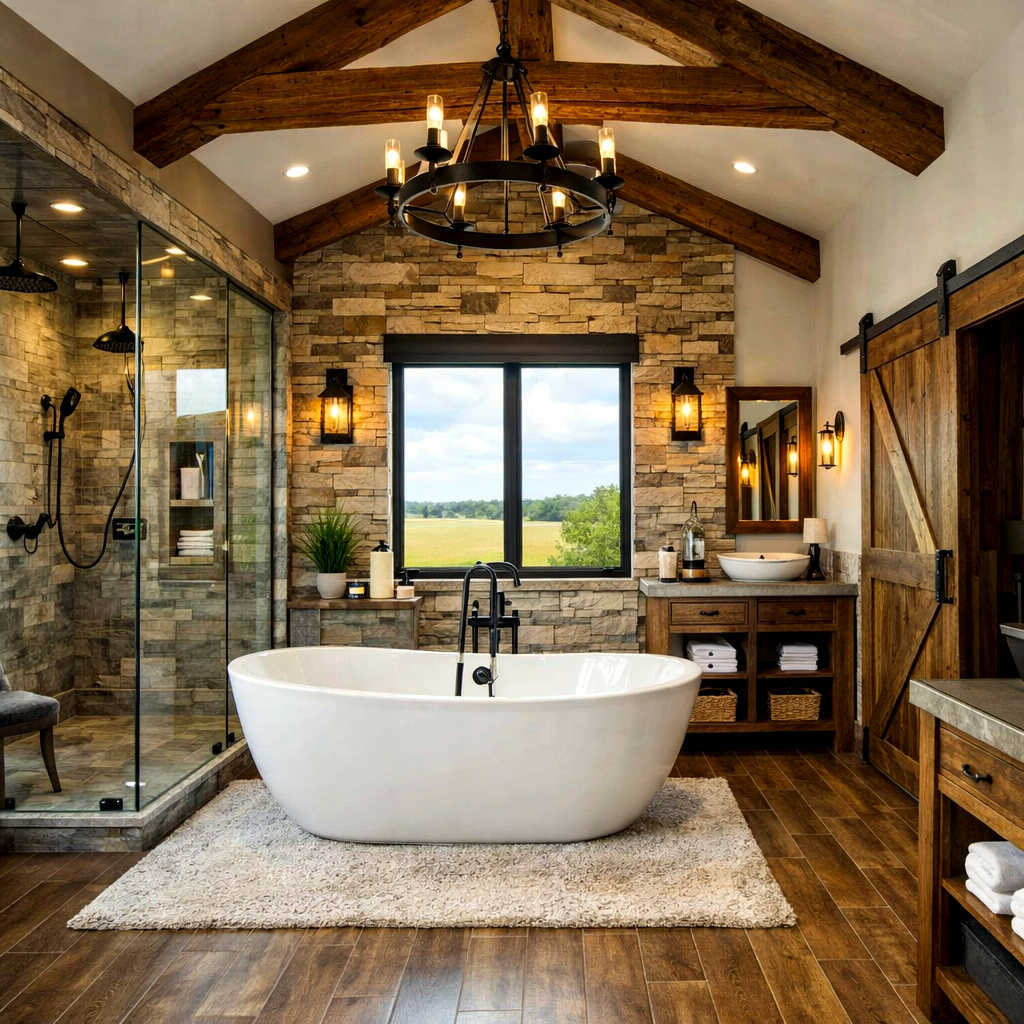 Barndominium Bathrooms Modern, Rustic, and Everything in Between