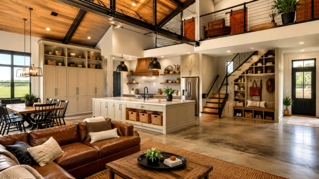 Barndominium Storage Ideas Making the Most of Open Floor Plans