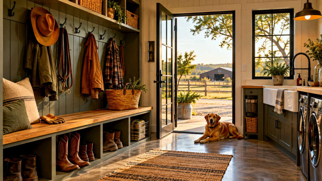 Barndominium Mudrooms Designing a Practical Entryway for Country Living